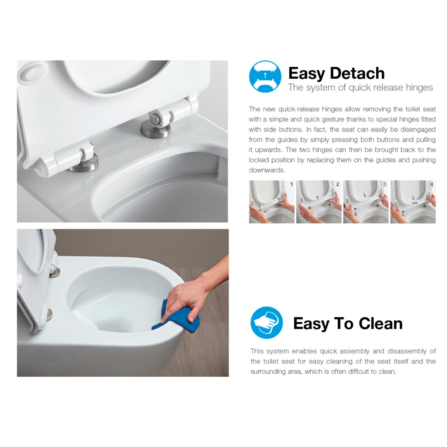 1-piece 0.88/1.28 GPF Dual Flush Elongated Toilet in White Seat Included